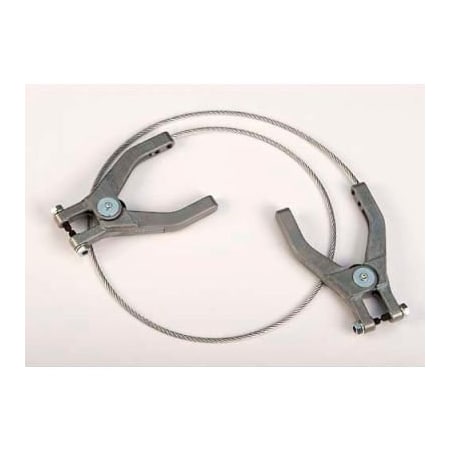 Justrite Justrite 8499 3' Flexible Antistatic Wire - Dual Hand Clamps 8499